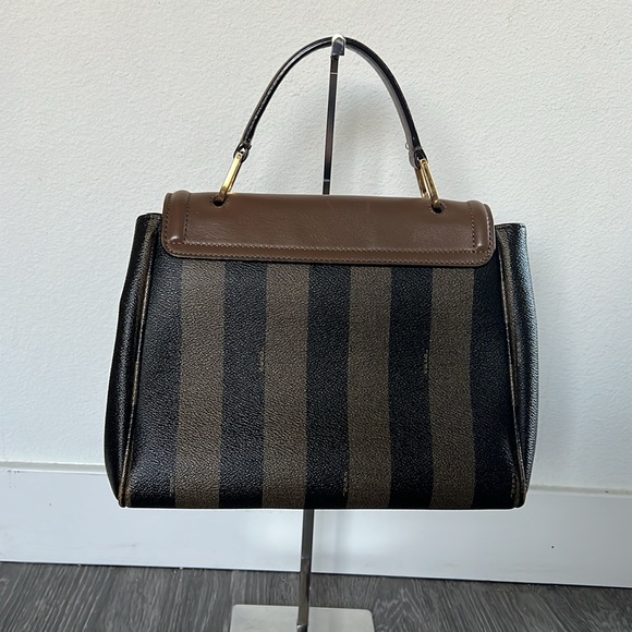 EUC - Fendi Pequin hand bag - Picture 3 of 15